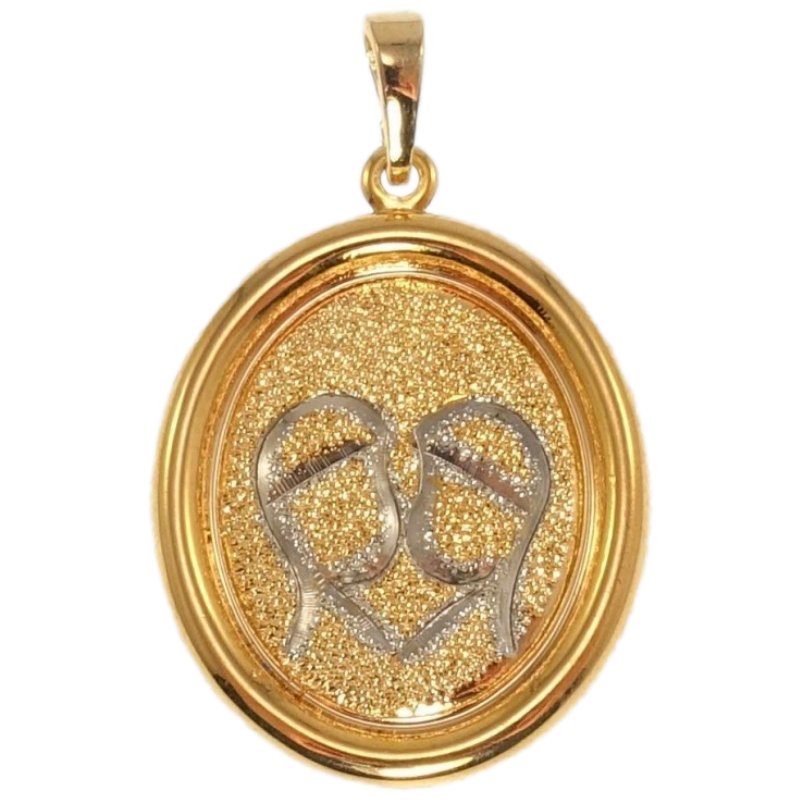 Кулон Xuping Позолота + Родій Медальйон Знак Зодіаку Близнюки фото №5