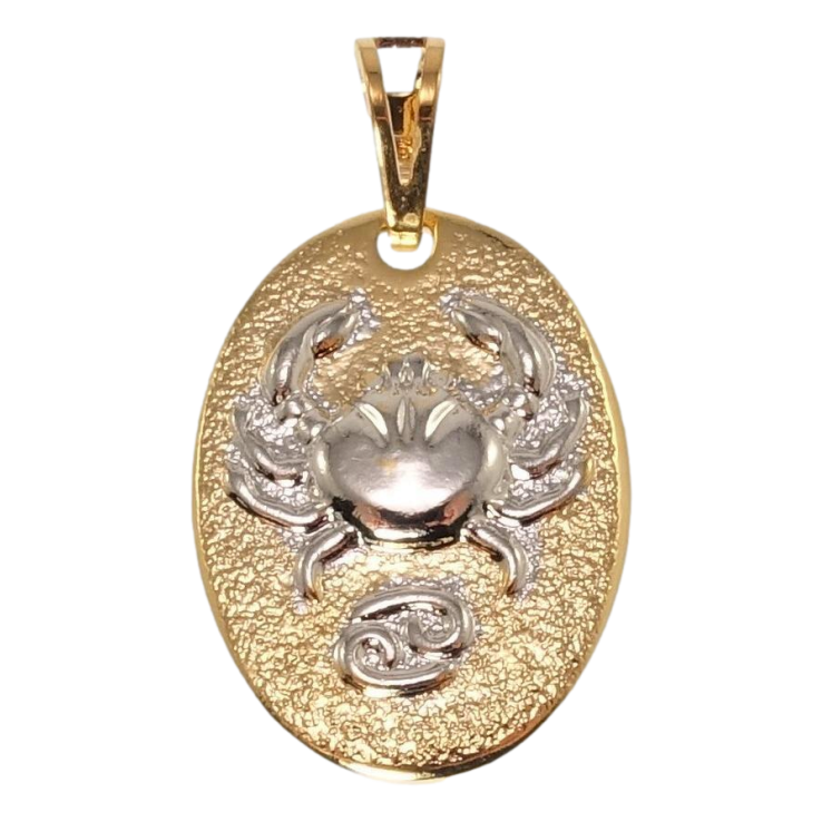 Кулон Xuping Позолота + Родий Знак Зодиака Рак фото №10