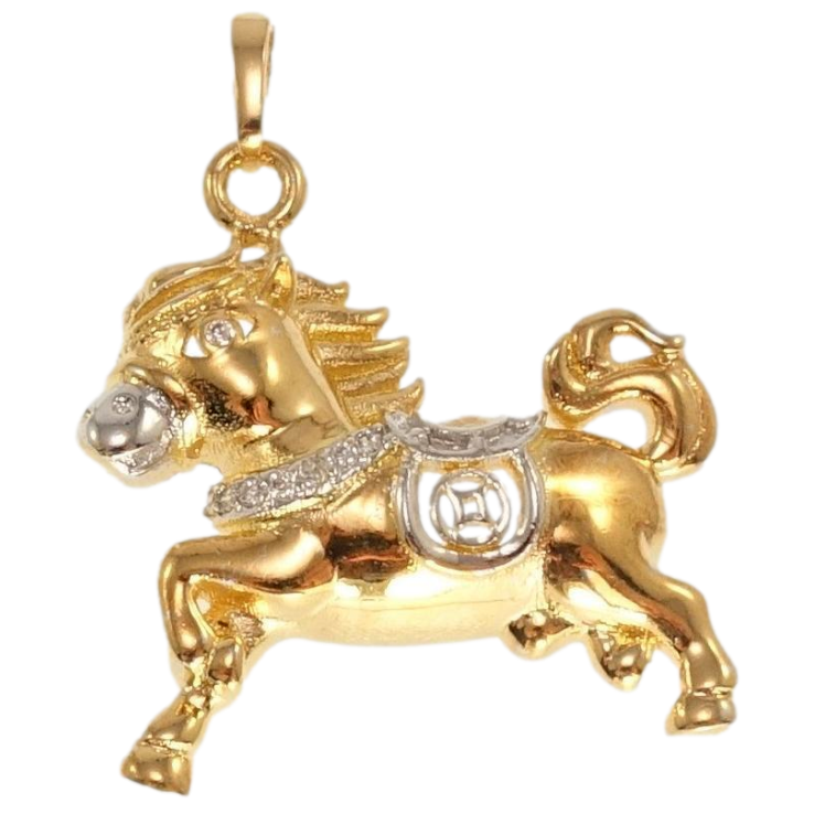 Кулон Xuping Позолота + Родій Поні фото №10 Кулон Xuping Позолота + Родій Поні фото №10