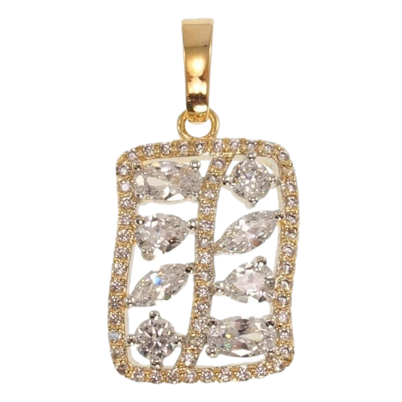 Кулон Xuping Позолота + Родий Кристальная утонченность фото №1