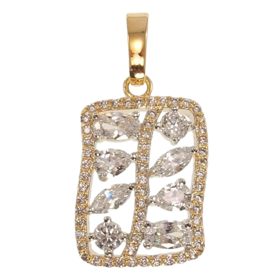 Кулон Xuping Позолота + Родій Кристальна витонченість фото №1