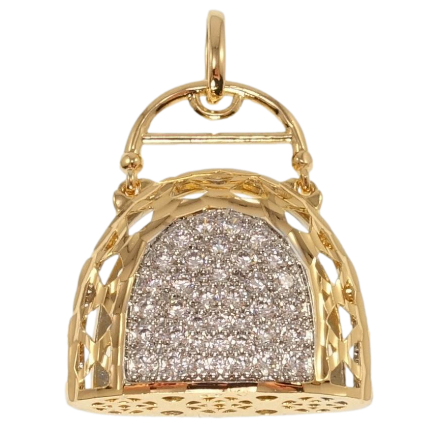 Кулон Xuping Позолота + Родій Сумочка фото №1 Кулон Xuping Позолота + Родій Сумочка фото №1