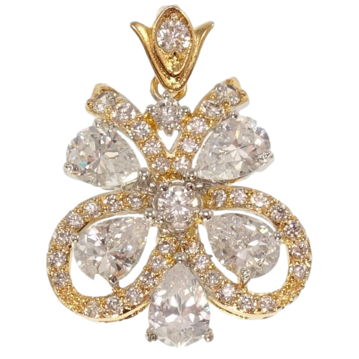 Кулон Xuping Позолота + Родій Вишуканість фото №10 Кулон Xuping Позолота + Родій Вишуканість фото №10