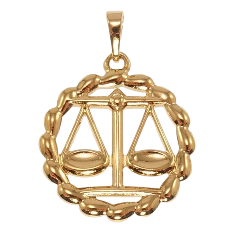 Кулон Xuping Позолота 18K Знак Зодиака Весы фото №1