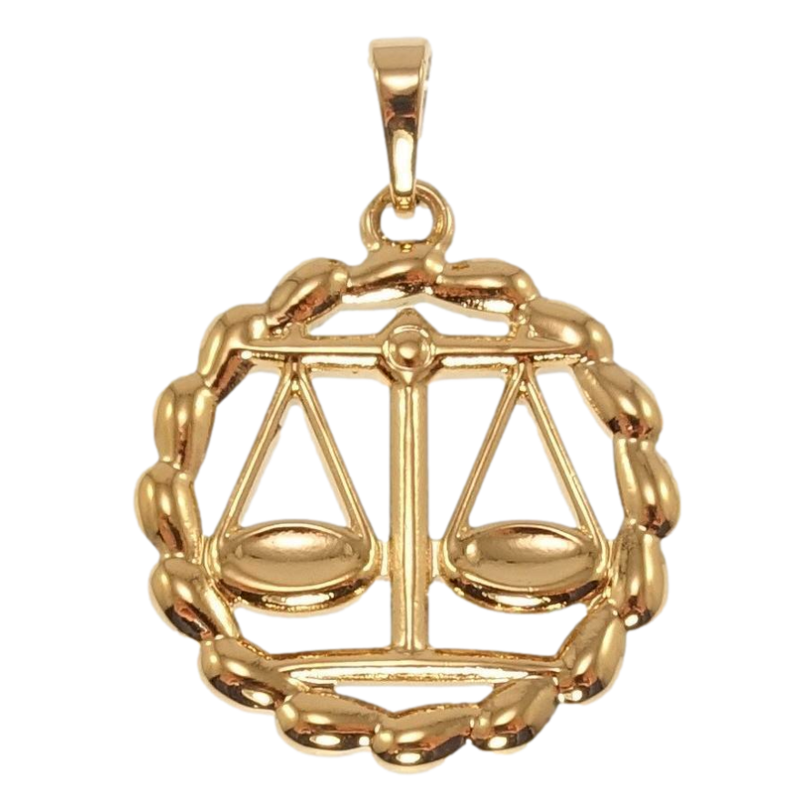 Кулон Xuping Позолота 18K Знак Зодіаку Терези фото №1