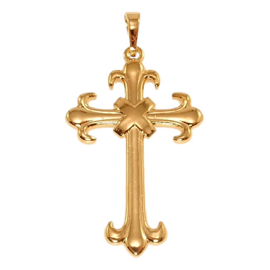 Кулон Xuping Позолота 18K Декоративний Хрест фото №1