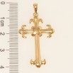 Кулон Xuping Позолота 18K Декоративний Хрест фото №2