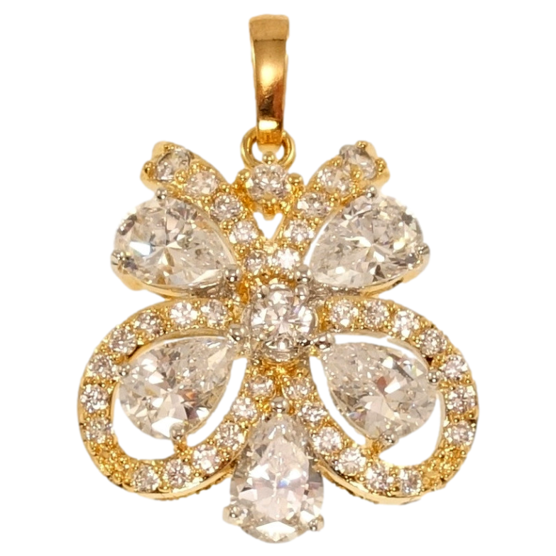 Кулон Xuping Позолота + Родий Кристальное совершенство фото №1