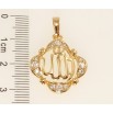 Кулон Xuping Позолота 18K Фигурная подвеска с цирконием и надписью Аллах фото №2