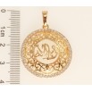 Кулон Xuping Позолота 18K Мусульманська різьблена підвіска з написами та цирконієм фото №2 Кулон Xuping Позолота 18K Мусульманська різьблена підвіска з написами та цирконієм фото №2