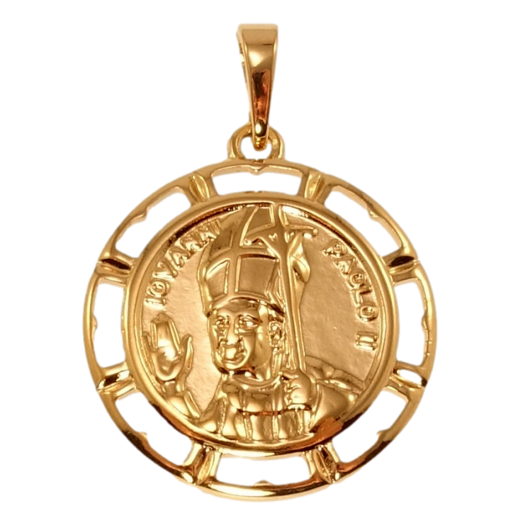 Кулон Xuping Позолота 18K Папа Іван Павло II фото №14 Кулон Xuping Позолота 18K Папа Іван Павло II фото №14