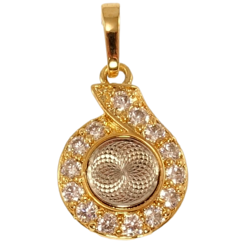 Кулон Xuping Позолота + Родий Декоративная подвеска с цирконием фото №1 Кулон Xuping Позолота + Родий Декоративная подвеска с цирконием фото №1