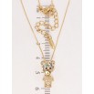 Кулон Xuping колір 18K з кр-ми Swarovski на ланцюжку Ведмедик з кристалом Clear довжина 40-45см х 1мм фото №2
