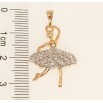Кулон Xuping Позолота + Родій Танцівниця фото №2