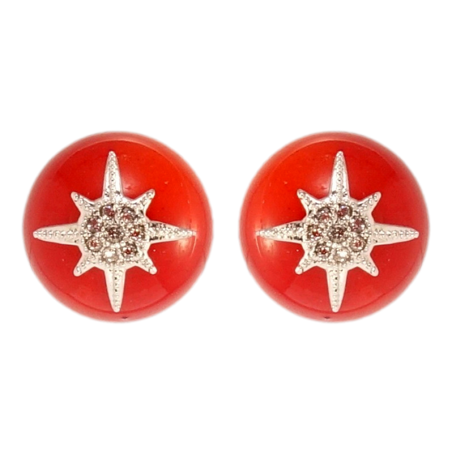 Сережки Xuping QQMM Родій пусети Шипшина фото №1