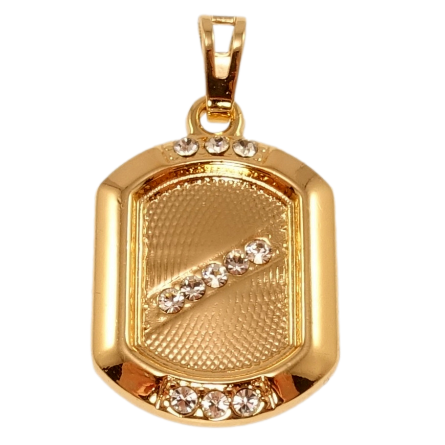 Кулон Xuping Позолота 18K Фигурная подвеска с вставками циркония фото №1