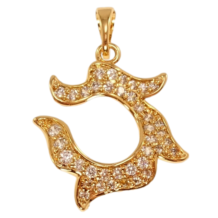 Кулон Xuping Позолота 18K Декоративна підвіска з цирконієм фото №4