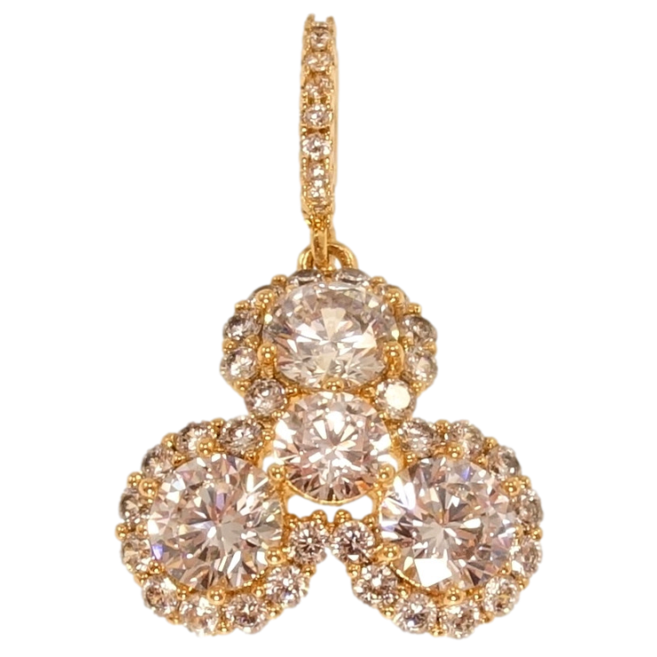 Кулон Xuping Позолота 18K Тринити фото №15