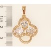 Кулон Xuping Позолота 18K Фигурная подвеска с цирконием фото №2