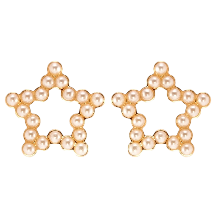 Серьги Xuping QQMM Позолота 18K пусеты Звездочки с цирконием фото №13