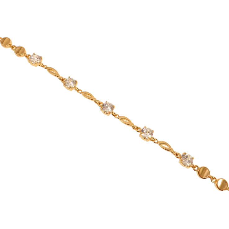 Браслет Xuping Позолота 18K Декоративне плетіння з кристалами довжина з дод. замком 17.5,20.5см х 4-6мм фото №15 Браслет Xuping Позолота 18K Декоративне плетіння з кристалами довжина з дод. замком 17.5,20.5см х 4-6мм фото №15