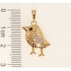 Кулон Xuping Позолота 18K Птичка для цепочки до 5мм фото №2