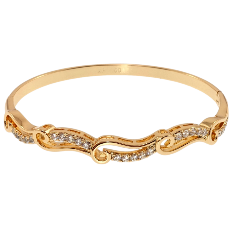 Браслет Xuping Позолота 18K Морская волна ø 6см фото №15