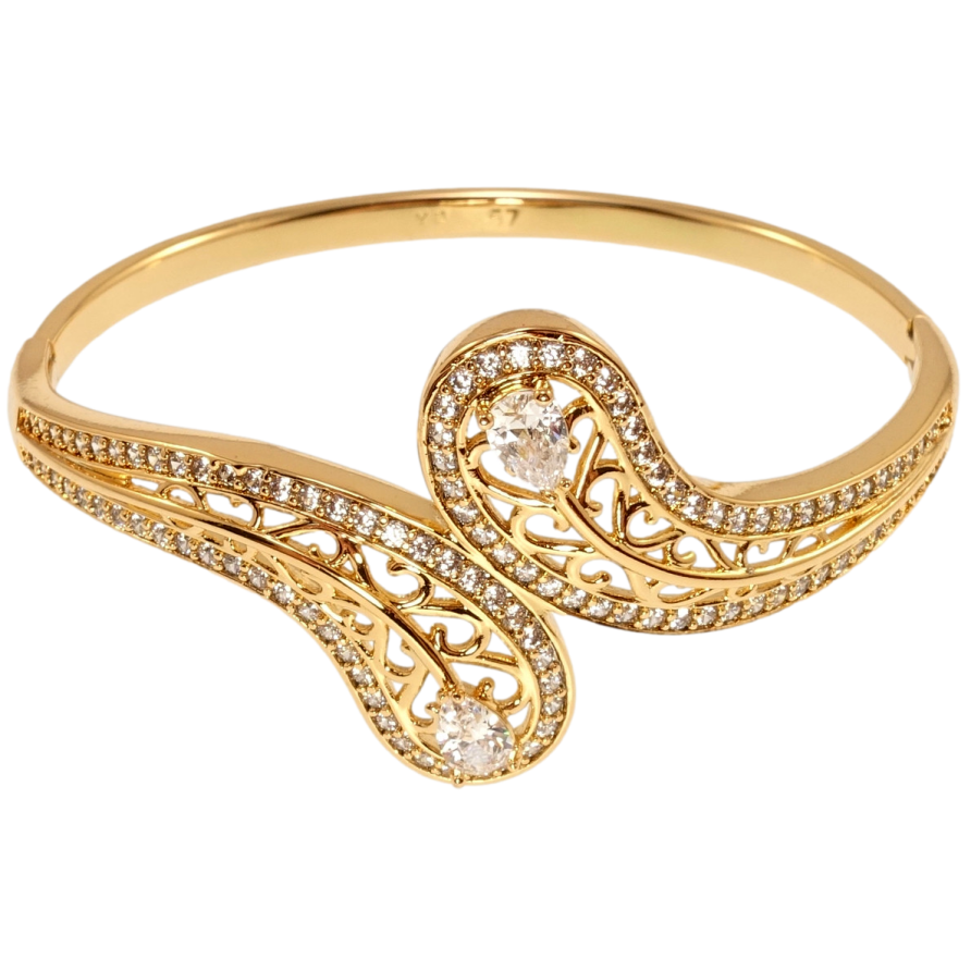 Браслет Xuping Позолота 18K Клеопатра ø 5,7см фото №1