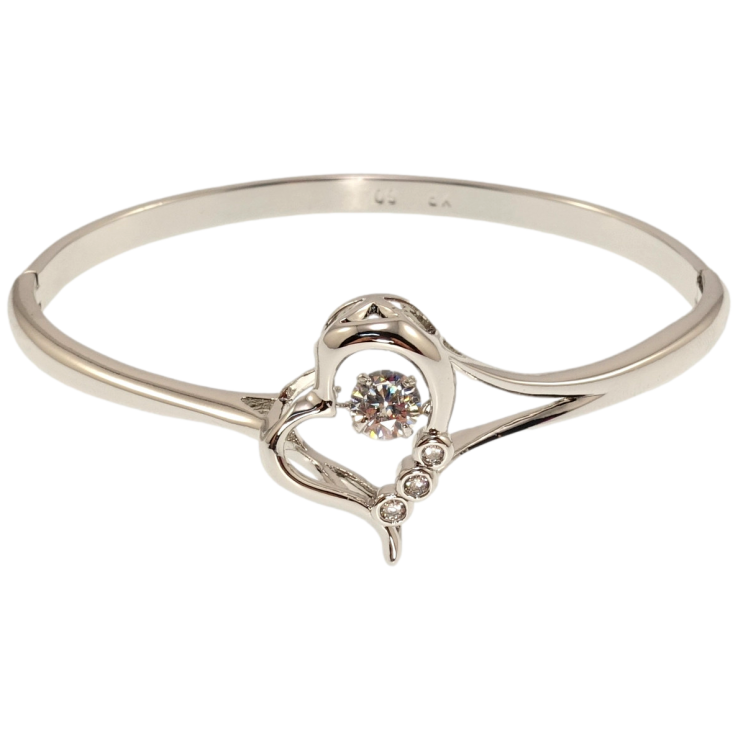 Браслет Xuping Родій Серце з Танцювальним кристалом ø 5,8см фото №11