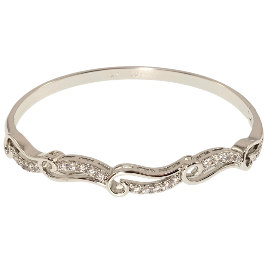 Браслет Xuping Родій Морська хвиля ø 6см фото №1