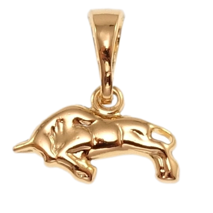 Кулон Xuping Позолота 18K Знак Зодіаку Телець для ланцюжка до 5мм фото №11