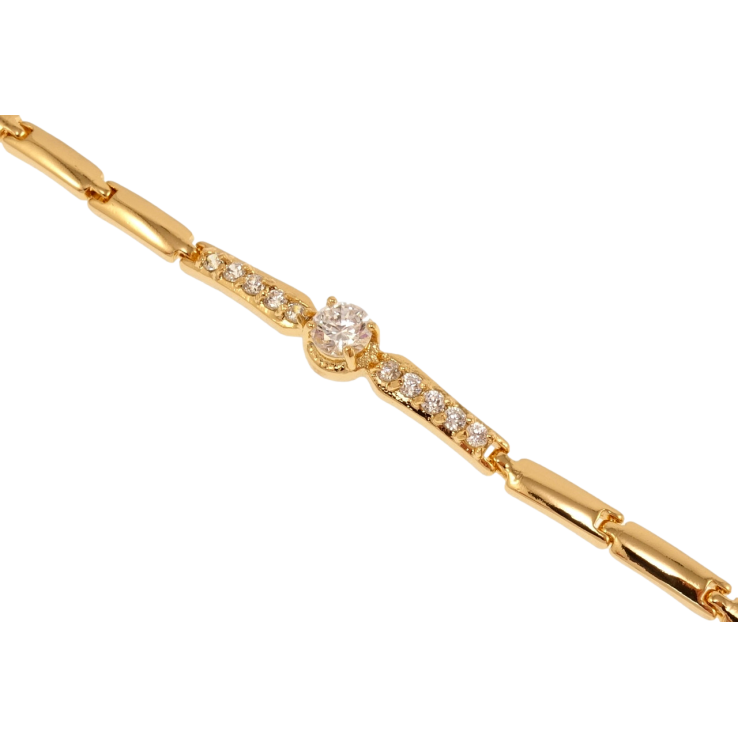 Браслет Xuping Позолота 18K Ніжність довжина з дод. замком 17.5,20.5см х 4мм фото №13 Браслет Xuping Позолота 18K Ніжність довжина з дод. замком 17.5,20.5см х 4мм фото №13