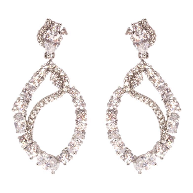 Серьги Xuping QQMM Родий пусеты Богема фото №13