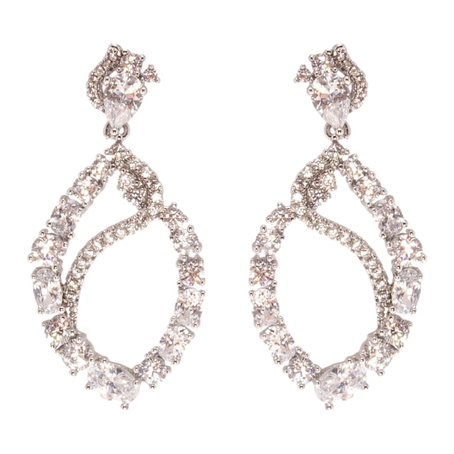 Сережки Xuping QQMM Родій пусети Богема фото №1