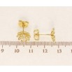 Серьги Xuping QQMM Позолота 14K пусеты Ромашки фото №2