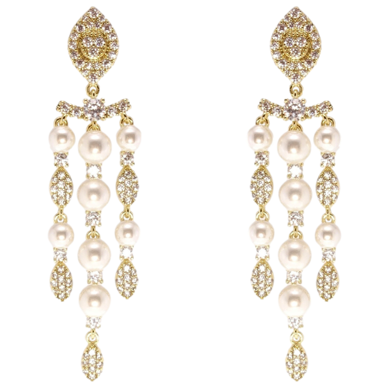 Серьги Xuping QQMM Позолота 14K пусеты Богема фото №1