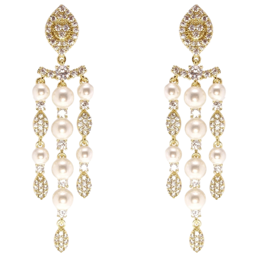 Сережки Xuping QQMM Позолота 14K пусети Богема фото №1