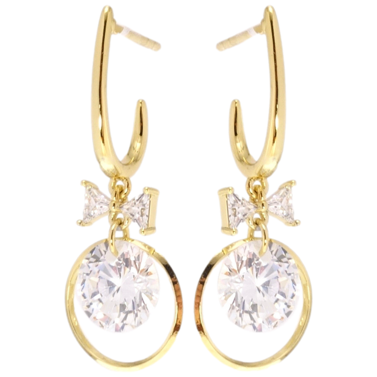 Сережки Xuping QQMM Позолота 14K пусети Загадковість фото №21