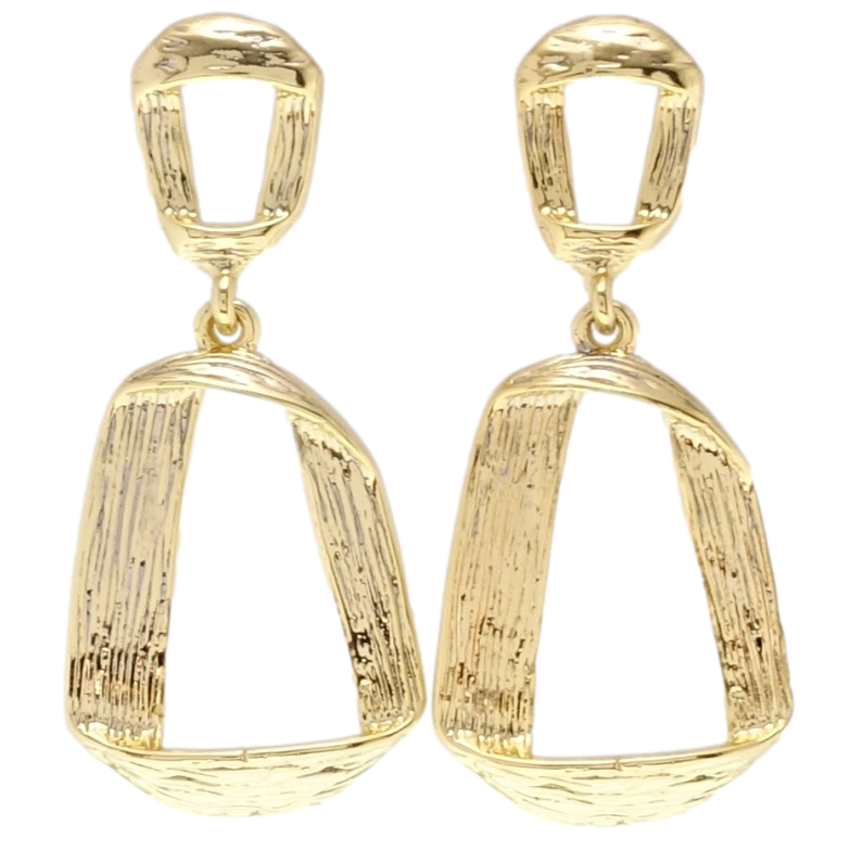 Серьги Xuping QQMM Позолота 14K пусеты Фигурные подвески фото №3