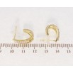 Сережки Xuping QQMM Позолота 14K пусети Містерія фото №2
