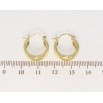 Сережки Xuping QQMM Позолота 14K замок-шпилька колечки класика ø 1,5см фото №2