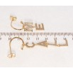 Серьги Xuping QQMM Позолота 18K пусеты Call me фото №2