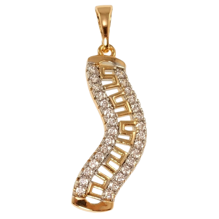 Кулон Xuping Позолота 18K + Родій Декоративна підвіска з цирконієм для ланцюжка до 5мм фото №13 Кулон Xuping Позолота 18K + Родій Декоративна підвіска з цирконієм для ланцюжка до 5мм фото №13