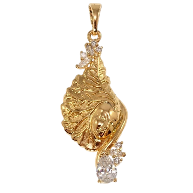 Кулон Xuping Позолота 18K Золота осінь для ланцюжка до 5мм фото №21