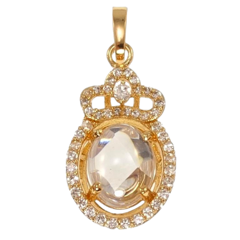 Кулон Xuping Позолота 18K Фіаніт в обрамленні цирконію для ланцюжка до 5мм фото №1