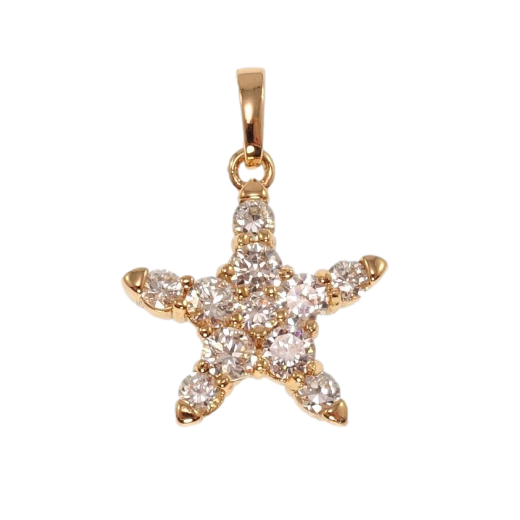 Кулон Xuping Позолота 18K Морська зірка для ланцюжка до 5мм фото №10