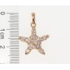 Кулон Xuping Позолота 18K Морская звезда для цепочки до 5мм фото №2