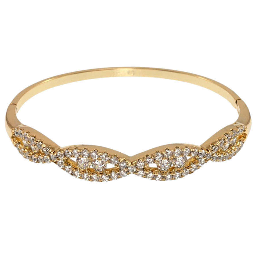 Браслет Xuping Позолота 18K Чарующий блеск ø 6см фото №1