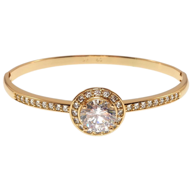 Браслет Xuping Позолота 18K Кристалл в обрамлении циркония ø 6см фото №25