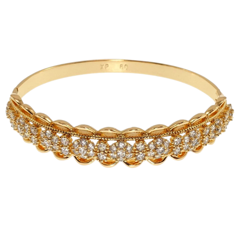 Браслет Xuping Позолота 18K Квітковий настрій ø 6см фото №1